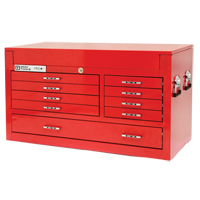 Coffre sup&eacute;rieur de s&eacute;rie PRO+, 42" la, 9 tiroirs, Rouge NRZ Safety Inc.
