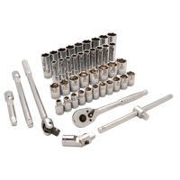 Jeu de douilles m&eacute;triques, 43 Mcx, Prise de 1/2", Profond NRZ Safety Inc.