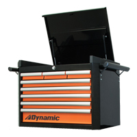 Top Tool Chest, 28" W, 8 Drawers, Black/Orange NRZ Safety Inc.