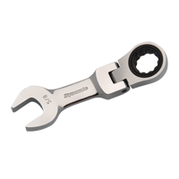 Cl&eacute; &agrave; cliquet courte avec t&ecirc;te flexible SAE NRZ Safety Inc.
