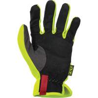 FastFit&reg; High-Visibility Work Gloves, Synthetic Palm, Size Medium/9 NRZ Safety Inc.