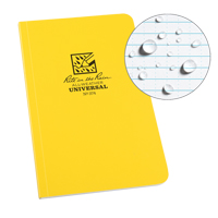 Field-Flex Bound Book, Soft Cover, Yellow, 128 Pages, 4-5/8" W x 7-1/4" L NRZ Safety Inc.
