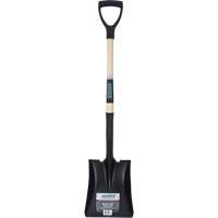 Square Point Shovel, Hardwood, Tempered Steel Blade, D-Grip Handle, 29" Long NRZ Safety Inc.