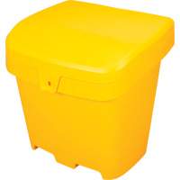 Salt & Sand Storage Bins, With Hasp, 21" x 27" x 26", 4.24 cu. ft., Yellow NRZ Safety Inc.