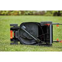 Lawn Mower with Comfort Grip Handle, Push Walk-Behind, Electric, 15" Cutting Width NRZ Safety Inc.
