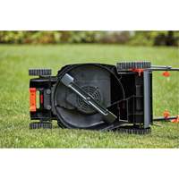 Lawn Mower with Comfort Grip Handle, Push Walk-Behind, Electric, 17" Cutting Width NRZ Safety Inc.