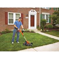 3-in-1 Compact Mower, Push Walk-Behind, Electric, 12" Cutting Width NRZ Safety Inc.