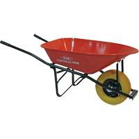 Big Wheel Contractor Wheelbarrow, 6 cu. ft., Steel Tray NRZ Safety Inc.