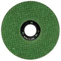Green Corps Flexible Grinding Wheel, 4-1/2" x 1/8", 7/8" Arbor, Ceramic, Type 27 NRZ Safety Inc.