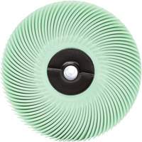 Scotch-Brite Radial Bristle Disc, Aluminum Oxide, 1 Micron Grit, 3" Dia. NRZ Safety Inc.