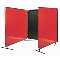 Welding Screen and Frame, Olive, 6' x 6' NRZ Safety Inc.