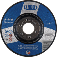 Premium 2-in-1 Grinding Wheel, 6" x 9/32", 7/8" Arbor, Type 27 NRZ Safety Inc.