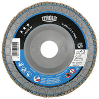 Disque &agrave; lamelles C-Trim robuste, 6" x 7/8", Type 29, Grain 40, Zirconium NRZ Safety Inc.