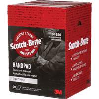 Scotch-Brite 7447 Hand Pads, Aluminum Oxide, 9" x 6", Very Fine Grit NRZ Safety Inc.
