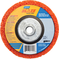 Disque &agrave; moyeu d&eacute;port&eacute; 4-1/2" non tiss&eacute; Blaze Rapid Strip, 4-1/2" dia., Grain Cors&eacute; NRZ Safety Inc.