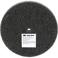 Meule unitaris&eacute;e EXL Scotch-Brite, 5" x 1/2", Arbre de 1/4", Grain de Fin, Carbure de silicium NRZ Safety Inc.