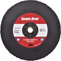 Disque  Clean and Strip  XT Pro Scotch-Brite, 7" dia., Grain Extra grossier, Carbure de silicium NRZ Safety Inc.