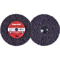 Disque  Clean and Strip  XT Pro Roloc Scotch-Brite, 4" dia., Grain Extra grossier, Carbure de silicium NRZ Safety Inc.