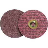 Disque de conditionnement de surface Scotch-Brite Roloc, 2" dia., Grain Moyen, Oxyde d'aluminium NRZ Safety Inc.