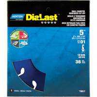 Dialast RightCut Cut-Off Wheel, 5" x 0.05", 7/8" Arbor, Type 01/41, Diamond, 12225 RPM NRZ Safety Inc.