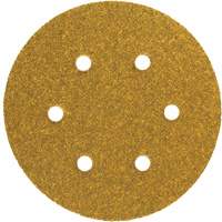 Disque de ponçage en papier autoagrippant avec aspiration Gold Reserve A296, dia 5", Grain P220/Fin, Oxyde d'aluminium, Poids C NRZ Safety Inc.