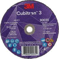 Meule &agrave; tronçonner Cubitron 3, 4" x 1/8", Arbre de 3/8", Type T1, C&eacute;ramique, 21000 Tr/min NRZ Safety Inc.
