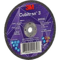Cubitron 3 Cut-Off Wheel, 3" x 0.035", 1/4" Arbor, Type T1, Ceramic, 21000 RPM NRZ Safety Inc.