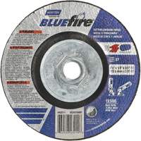 BlueFire Grinding & Cutting Wheel, 4-1/2" x 1/8", 5/8"-11 Arbor, Type 27, Zirconia Alumina NRZ Safety Inc.