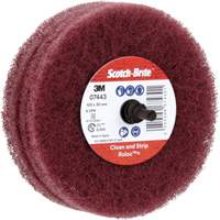 Scotch-Brite Roloc Plus General Purpose Scuffing Wheel, 4" Dia. NRZ Safety Inc.