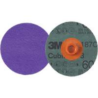 Cubitron 3 Roloc Fibre Disc, 4" Dia., 60+ Grit, Ceramic NRZ Safety Inc.