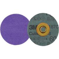 Cubitron 3 Roloc Fibre Disc, 3" Dia., 60+ Grit, Ceramic NRZ Safety Inc.