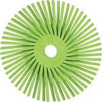 Scotch-Brite Type A Precision Radial Bristle Brush PN-RB, Ceramic, 50+ Grit, 3" Dia. NRZ Safety Inc.