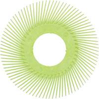 Scotch-Brite Type A Precision Radial Bristle Brush PN-RB without Adapter, Ceramic, 50+ Grit, 6" Dia. NRZ Safety Inc.