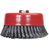 Brosse-boisseau &agrave; fils nou&eacute;s, 6" dia. x 5/8"-11 arbre NRZ Safety Inc.