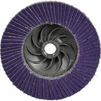 Disque &agrave; lamelles conique 1169F Cubitron 3 &agrave; changement rapide, 4-1/2" x 5/8"-11, Type T29, Grain 80+, C&eacute;ramique NRZ Safety Inc.