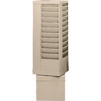 Literature Storage Racks, Rotating, 44 Slots, Steel, 14-1/8" W x 14-1/8" D x 48-1/2" H NRZ Safety Inc.