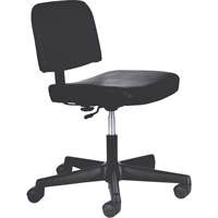 Chaises de dactylo, Vinyle, Noir, Capacit&eacute; 250 lb NRZ Safety Inc.