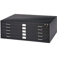 Steel Plan Files, 5 Drawers, 40-3/8" W x 29-3/8" D x 16-1/2" H NRZ Safety Inc.