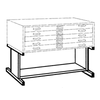 High Base for Steel Plan File Cabinet NRZ Safety Inc.