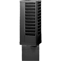 Literature Storage Racks, Rotating, 44 Slots, Steel, 14-1/8" W x 14-1/8" D x 48-1/2" H NRZ Safety Inc.