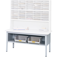 Mobilier E-Z Sort pour la salle du courrier- Tables de tri avec tablette-Dessus de table, 60" la x 28" p x 36" h, Stratifi&eacute; NRZ Safety Inc.