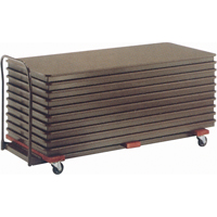 Flat Stacking Table Caddies, 74" W x 31.25" D x 36.25" H NRZ Safety Inc.