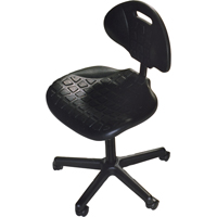Heavy-Duty Ergonomic Seating, Polyurethane, Black, 250 lbs. Capacity NRZ Safety Inc.
