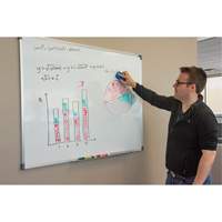White Board, Non-Magnetic, 24" W x 18" H NRZ Safety Inc.