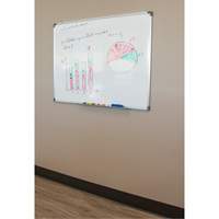 White Board, Non-Magnetic, 24" W x 18" H NRZ Safety Inc.
