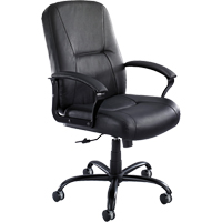 Serenity Big & Tall Chair, Leather, Black, 500 lbs. Capacity NRZ Safety Inc.