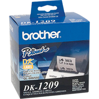 DK Series Address Labels, 1-1/8" W x 2-1/2" L, White NRZ Safety Inc.