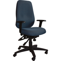 Chaises ergonomiques de s&eacute;rie petite Cierra, Tissu, Bleu, Capacit&eacute; 300 lb NRZ Safety Inc.