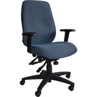 Chaises ergonomiques Cierra , Tissu, Bleu, Capacit&eacute; 250 lb NRZ Safety Inc.