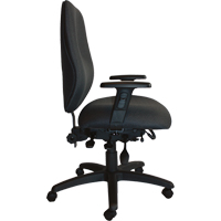 Chaises ergonomiques robustes Cierra , Tissu, Noir, Capacit&eacute; 400 lb NRZ Safety Inc.